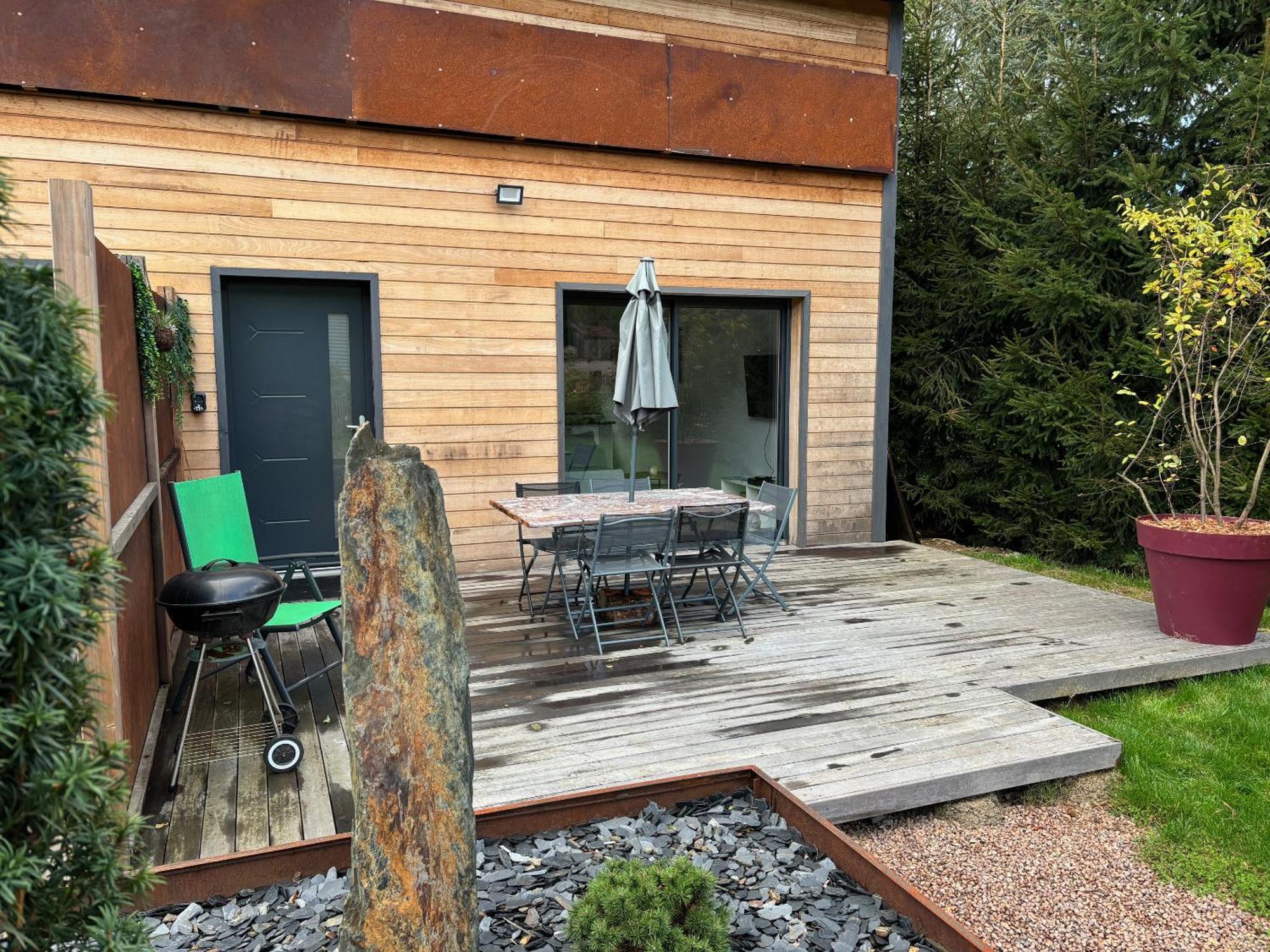 Duplex Le Corten, Terrasse Et Jardin Жерарме Екстер'єр фото